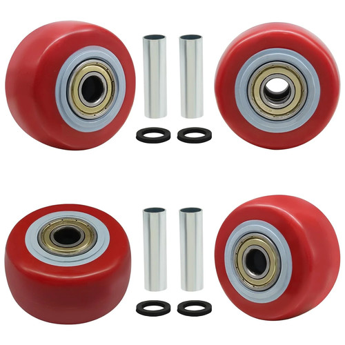Inch red heavy duty caster - 2.5,