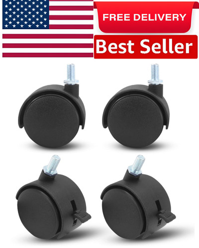 Inch caster wheels threaded - 3,