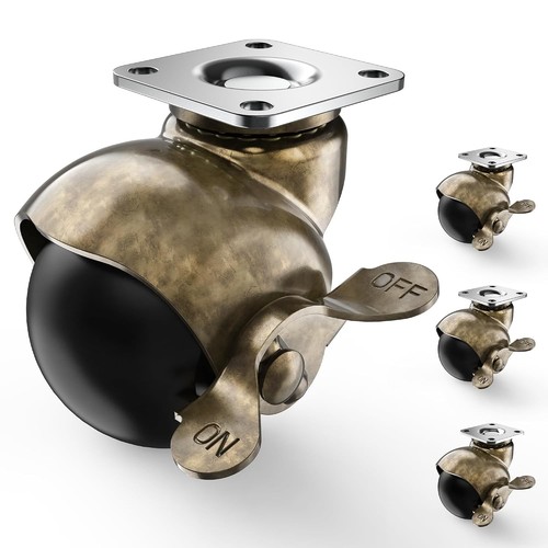 Inch antique brass ball - inch,