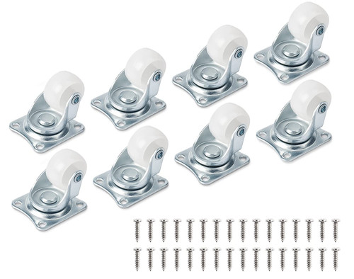 Pack low profile casters - 1",
