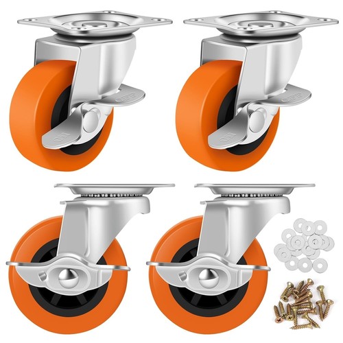 Inch caster wheels set 4 - 3,