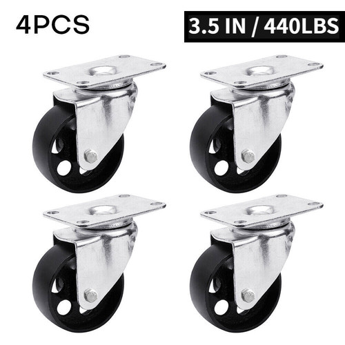 4pcs heavy duty - caster, 3.5"